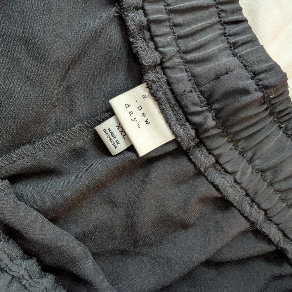Black Satin Pants A New Day Xxl - Picture 6 of 8